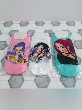 Kpop Demon Hunter Socks Set of 3